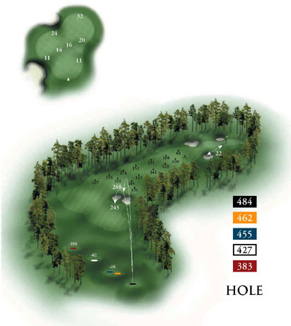 Hole #11 Map